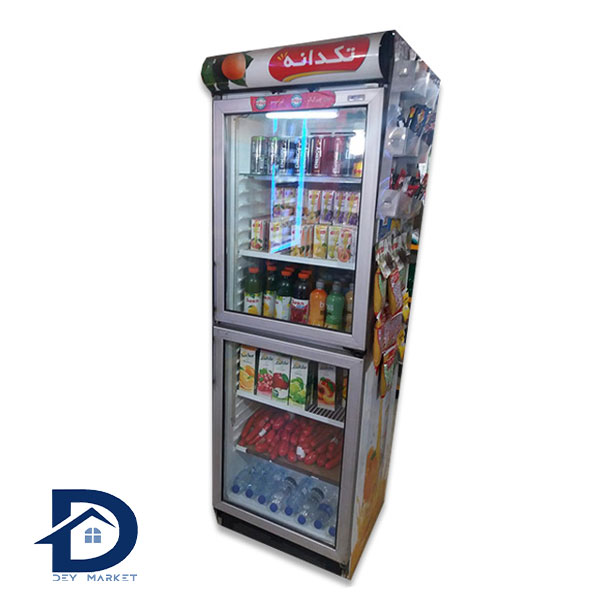 یخچال فروشگاهی دو درب 60 سانتی